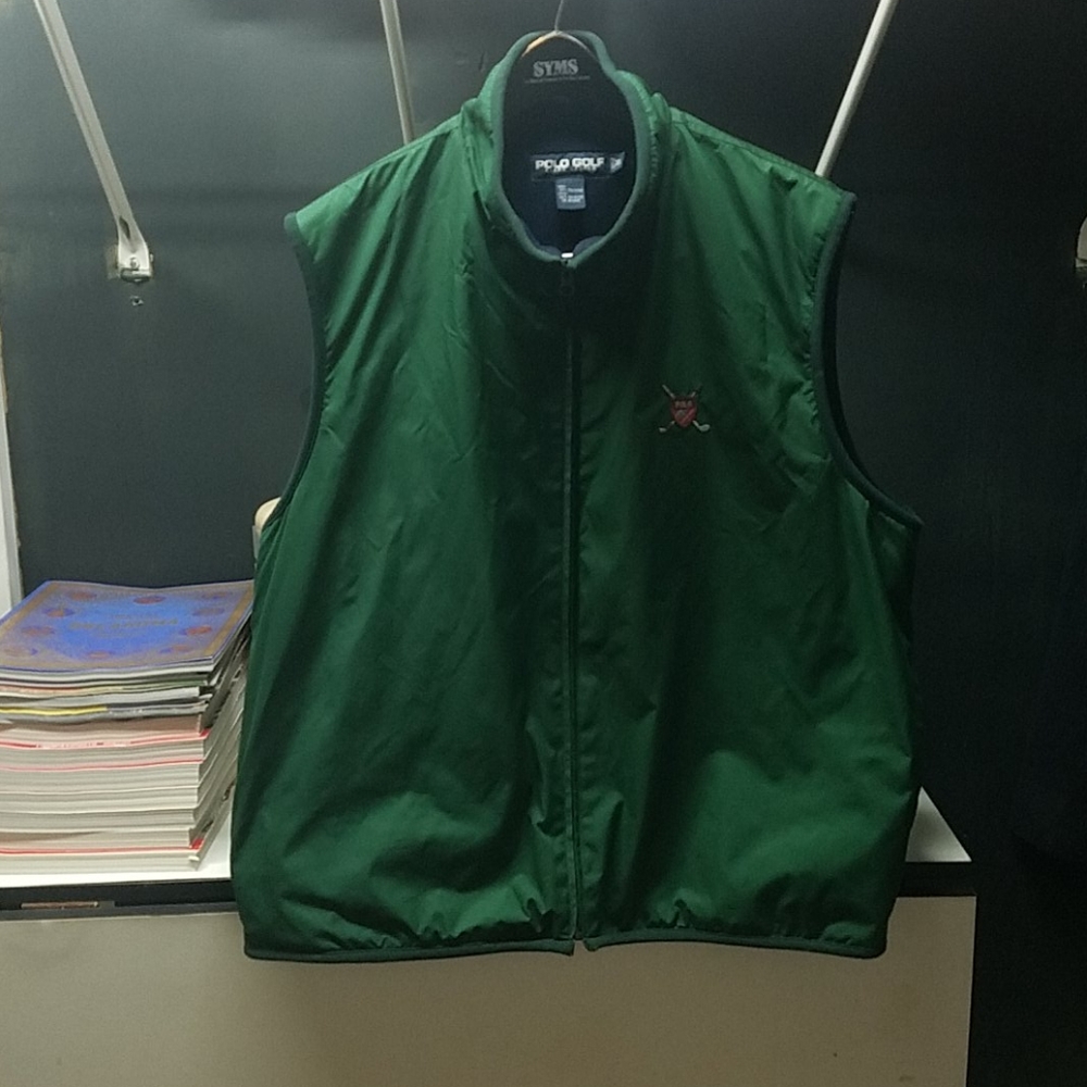 Polo Golf XL zipper vest fleece interior